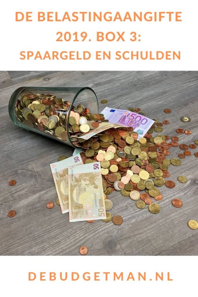 De Belastingaangifte 2019. Box 3: Spaargeld En Schulden - De Budgetman.nl